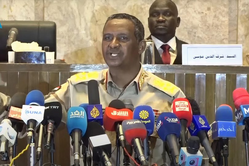 حميدتي: نحن مع التغيير والتسوية السياسية لحل أزمة السودان