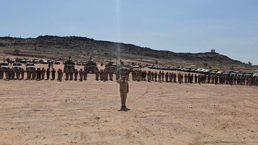 قيادة محور علب تدشن الدورة الثالثة مهارات قتالية بمركز خالد بن وليد التدريبي 