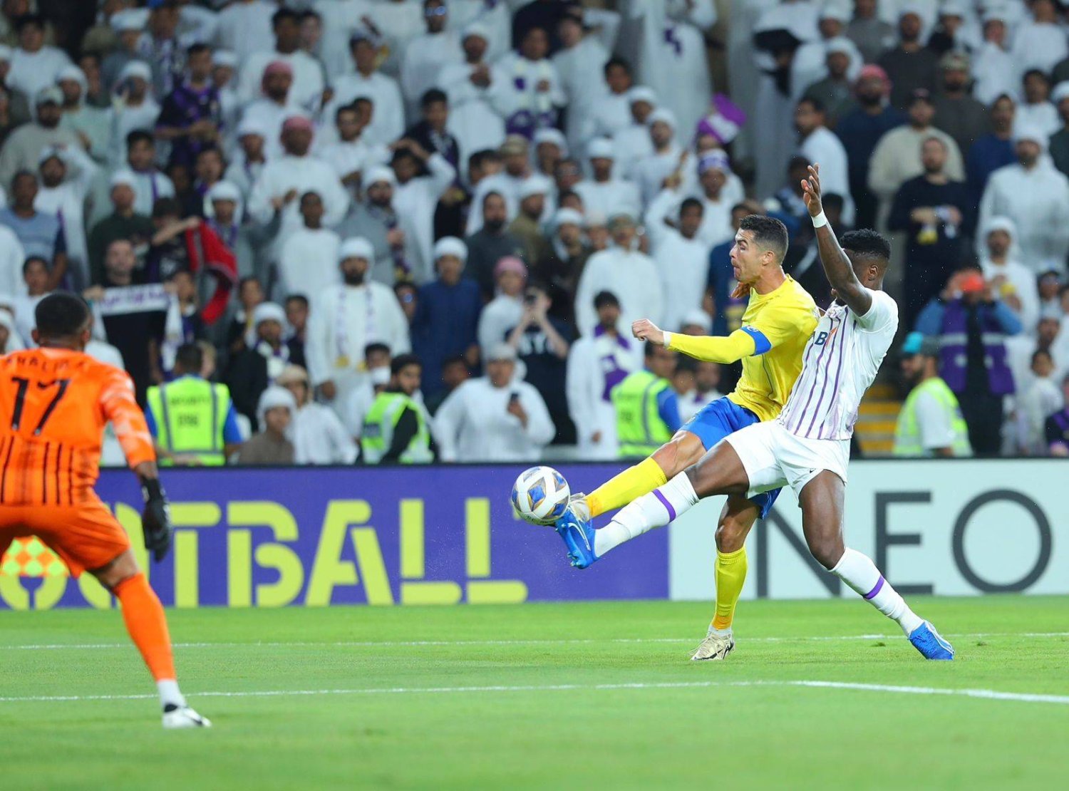 العين يغلب النصر ويكسب الأسبقية على أرضه