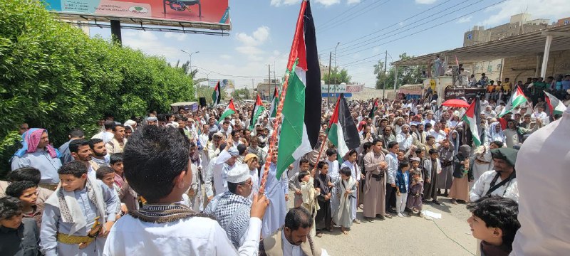 مظاهرات في مأرب وتعز تندد باستمرار العدوان على غزة وتطالب بموقف عربي أكثر حزما